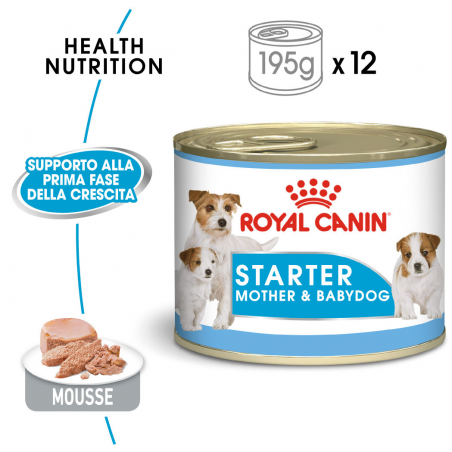 ROYAL CANIN STARTER MOUSSE DOG 195 GR.